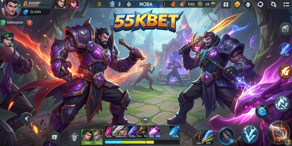 Tampilan gameplay seru dalam 55KBET yang mendebarkan.