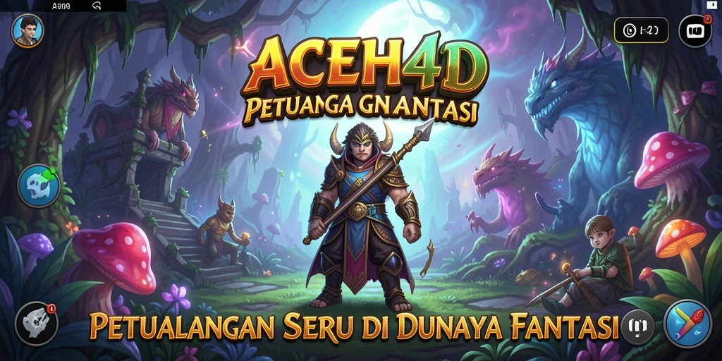 Tampilan gameplay seru pada ACEH4D yang menunjukkan berbagai aksi petualangan.