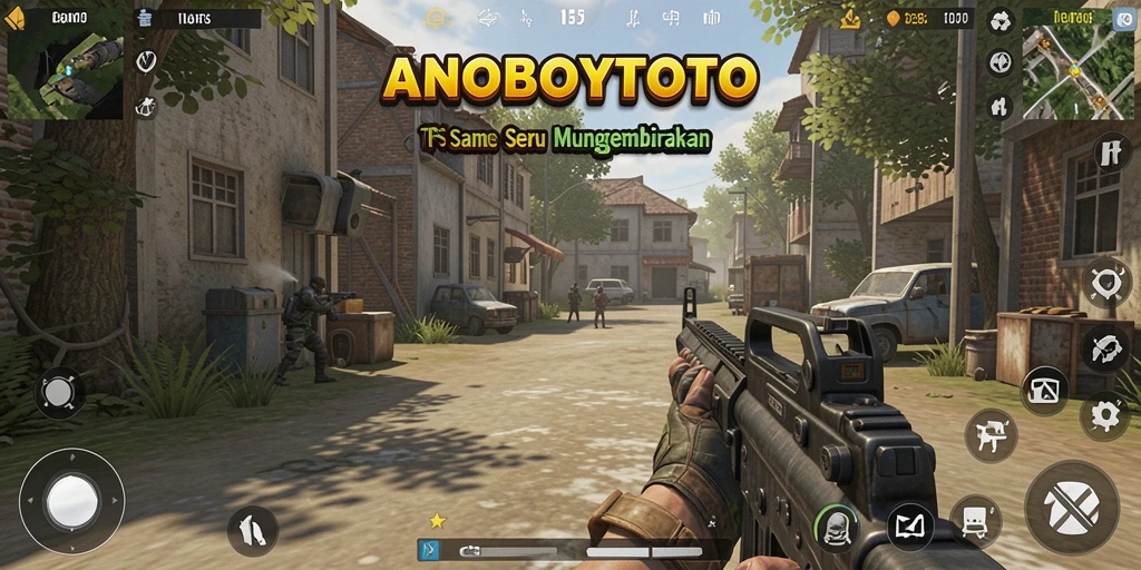 Gameplay ANOBOYTOTO yang intens dan menegangkan dalam pertempuran TPS.