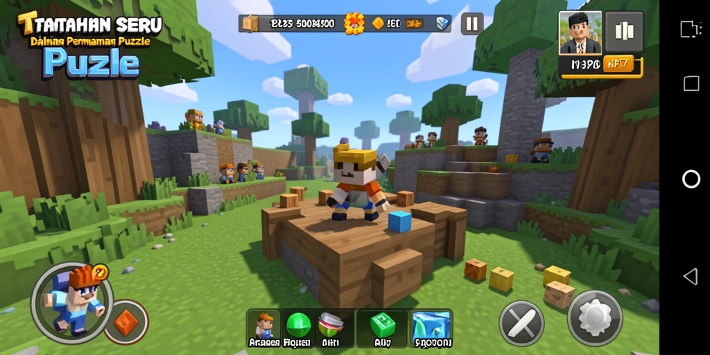Screenshot API77 menunjukkan gameplay seru dan menantang dalam Puzzle.