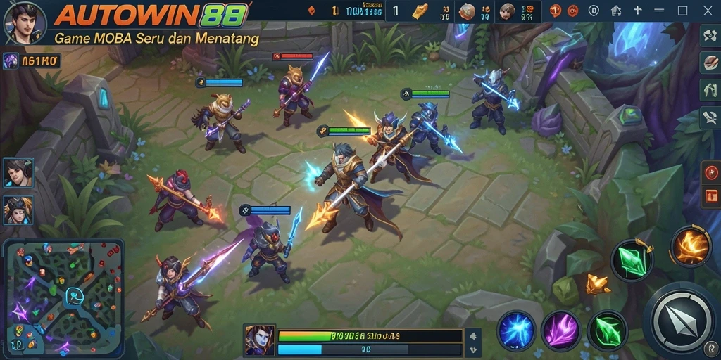Tampilan gameplay seru dan menarik dalam AUTOWIN88.