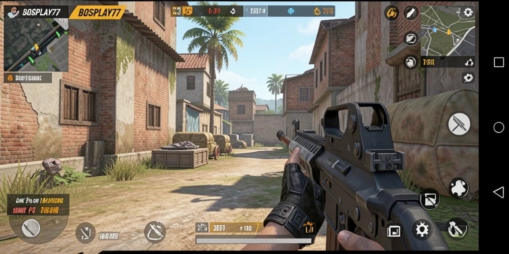 Gameplay seru BOSPLAY77 dengan aksi FPS mendebarkan.