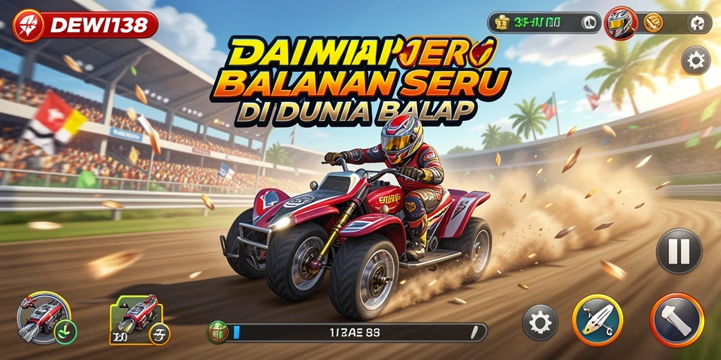 Gameplay balap seru dan menegangkan di DEWI138.