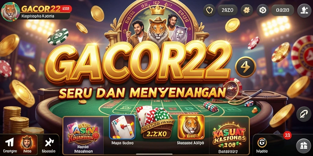 Tampilan gameplay menarik dari GACOR22 yang menggugah selera.