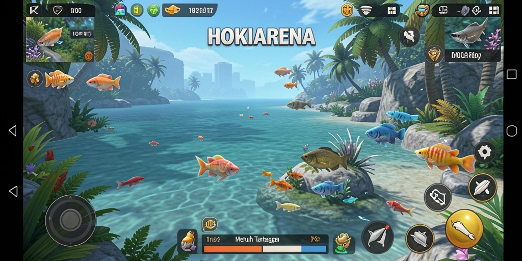 Tangkapan ikan yang memuaskan dalam HOKIARENA.