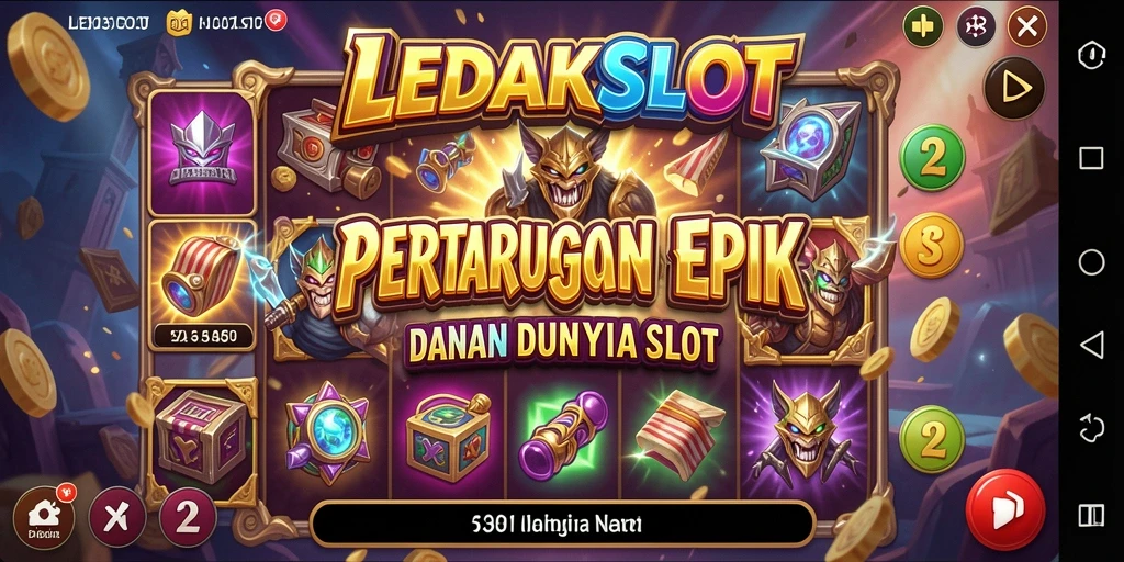 Tampilan mendebarkan dari pertarungan LEDAKSLOT dengan efek visual yang memukau.