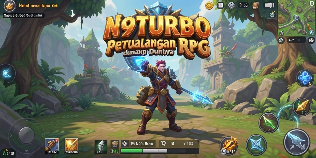Gameplay N9TURBO yang memukau di dunia RPG.