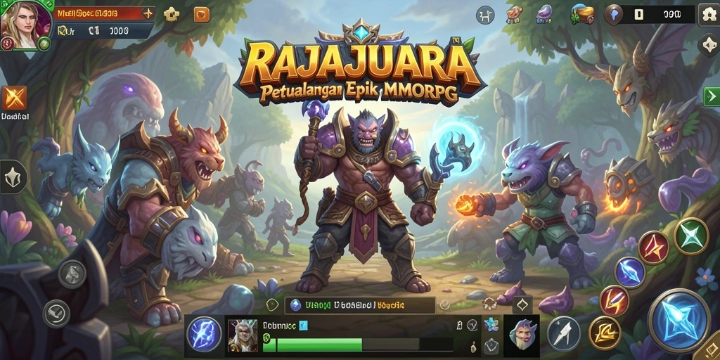 Gameplay seru RAJAJUARA dengan pertarungan epik dan eksplorasi dunia luas.