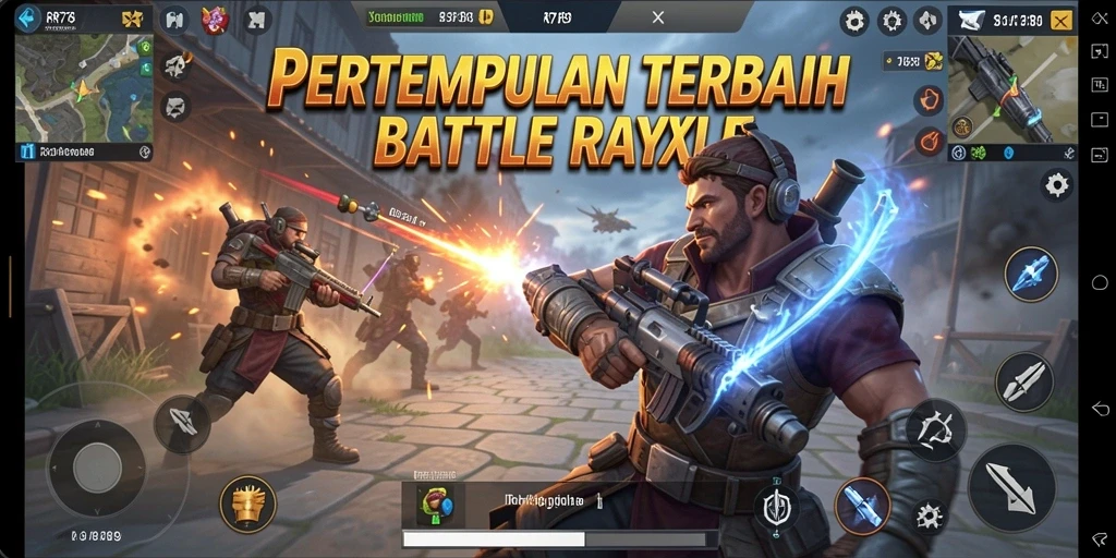 Gameplay menegangkan di RR789 dengan berbagai karakter dan senjata.
