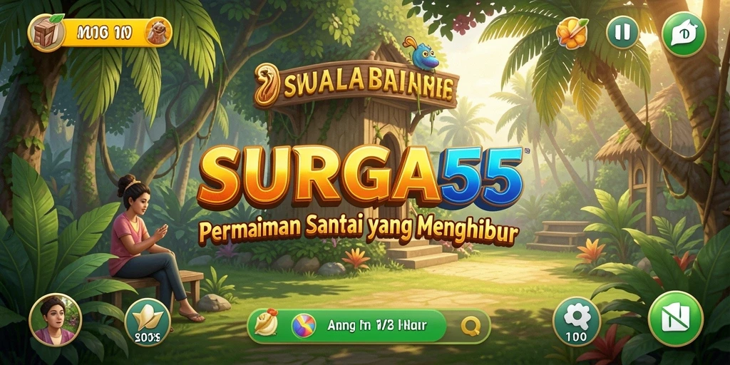 Screenshot gameplay SURGA55 yang menampilkan keseruan bermain.