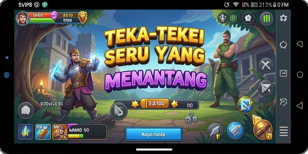Tampilan gameplay SVIP8 yang menghadirkan teka-teki menantang.