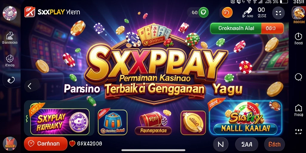 Tampilan permainan Kasino yang seru dan interaktif di SXXPLAY.