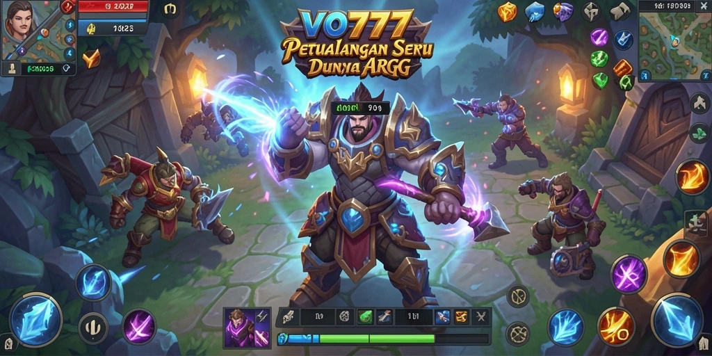 Menampilkan aksi epik dalam gameplay ARPG VO777.